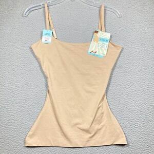 Love Your Assets by Sara Blakely Spanks Cami Womens Large Beige Sand Super Level